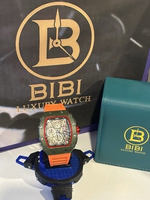 Bibi Luxury Watch Alloy Dial & Silicone Strap (B0128).