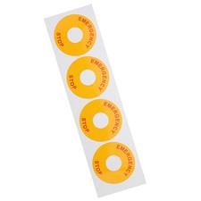  Machinery Emergency Stop Label Sign Stickers Electrical Warning Equipment