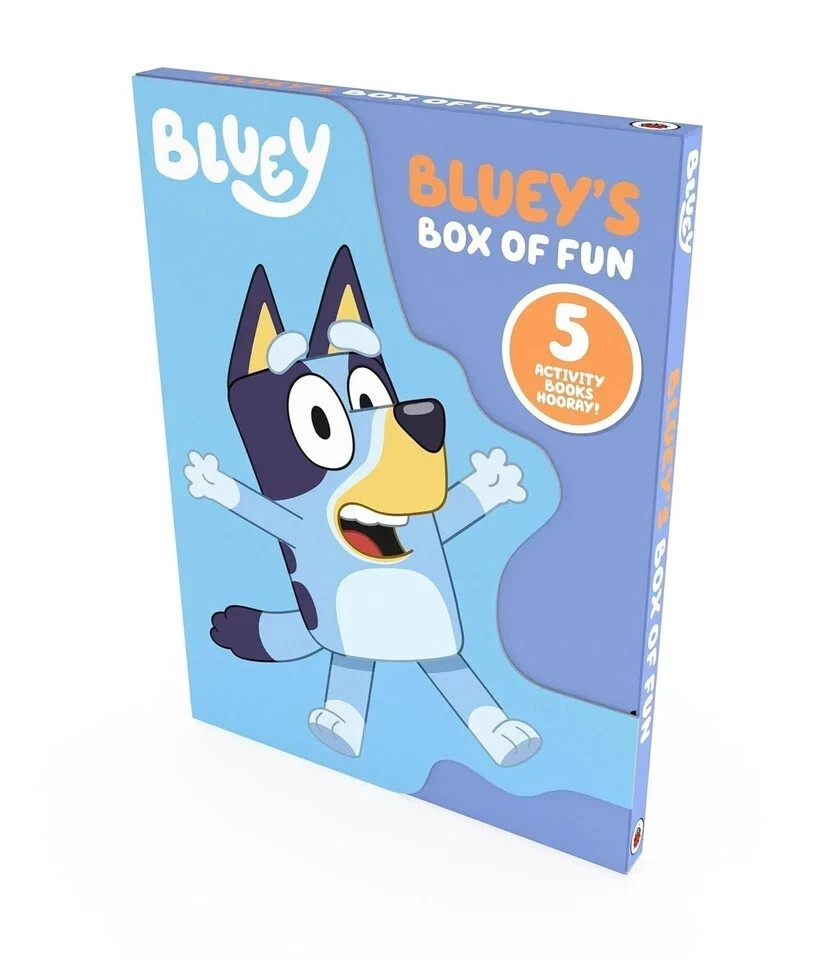 Bluey’s Box of Fun: 5 Activity Books Collection Set by Ladybird Paperback