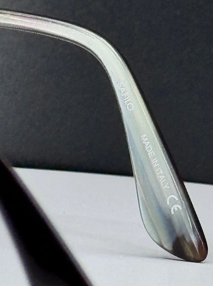 Óculos SAFILO EMOZIONI EM4044 SH7 marrom tartaruga quadrado aro completo SOMENTE ARMAÇÕES - Imagem 4 de 4