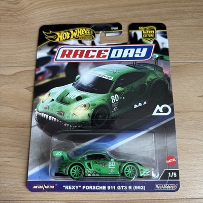Hot Wheels Race Day Rexy Porsche 911 GT3 R (992) Green | eBay