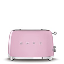 Smeg * Tostapane 2 fette Rosa * linea 50's style * Nuovo