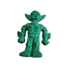 Vintage Diener Industries Rubber Eraser 2" Robot Alien Dard Green Space Raiders