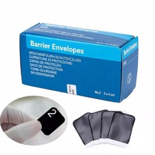 5Box Dental Digital X-Ray ScanX Barrier Envelopes For Phosphor Plate 2 size