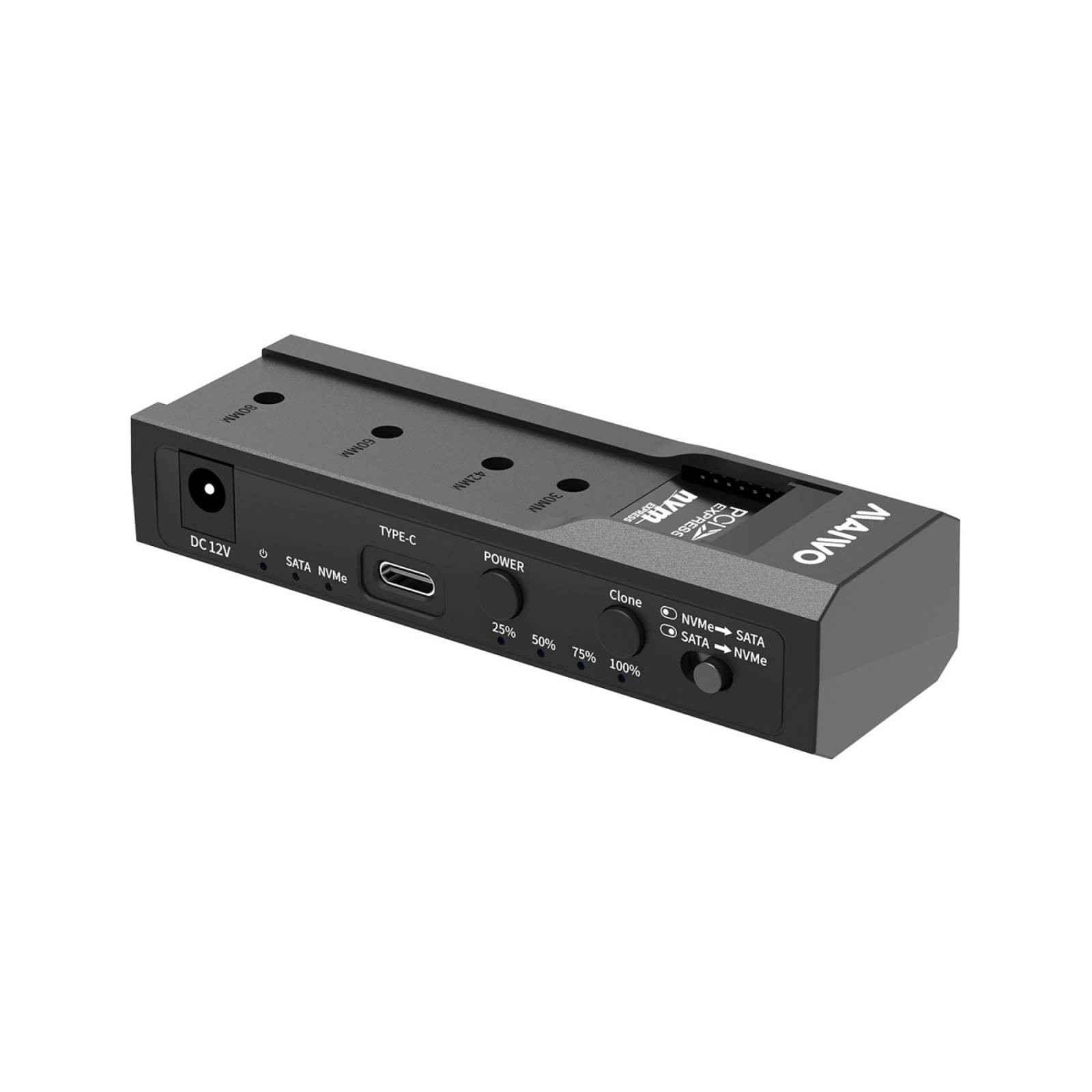 Maiwo Dual Bay Storage Converter HDD / SSD for 2.5/3.5 SATA HDD and M.2 NVMe SSD