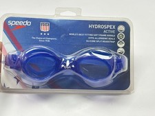 Speedo Hydrospex Classic Active Blue Swimming Goggles NEW