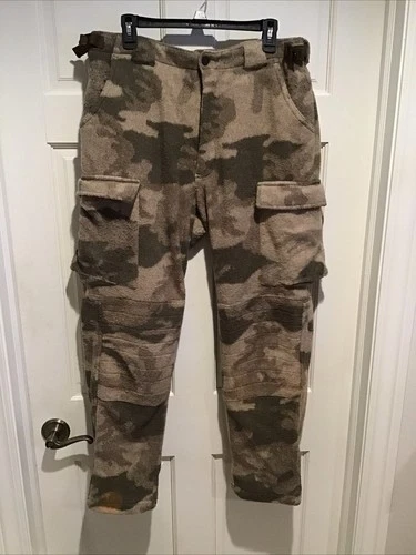 Cabela's Mens 34 Reg Wool Camo Fleece Wooltimate 4MOST Windshear Hunting Pants