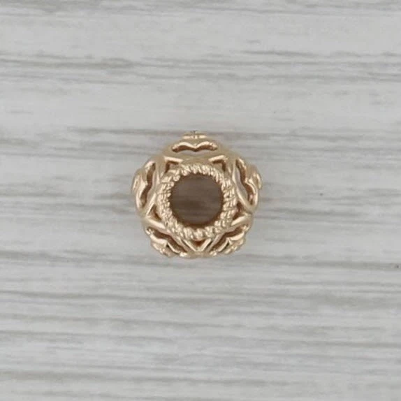 Authentisch Pandora Offenes Herz Diamanten Anhänger 750466D 14k Gold Perlen - Bild 3 von 4