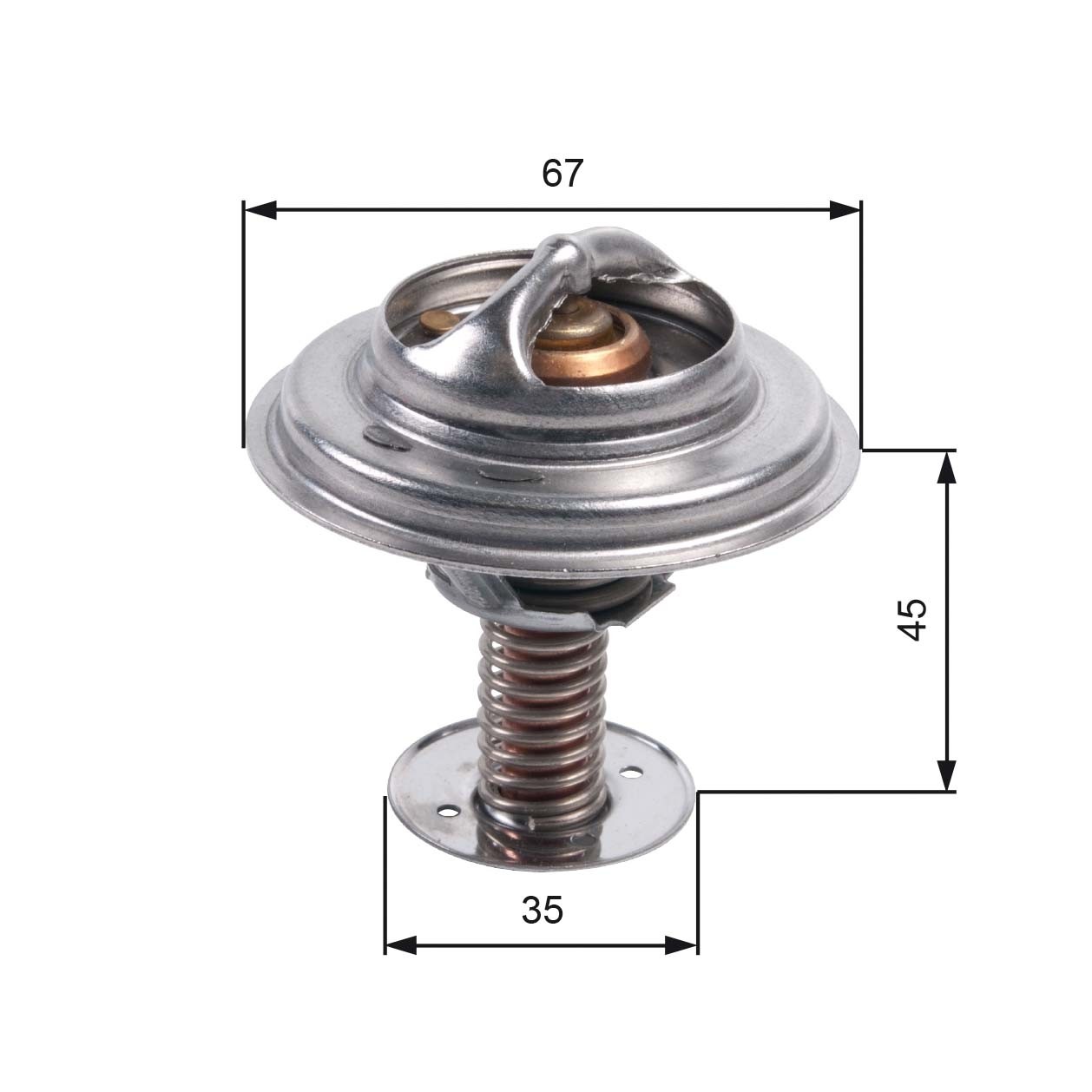 GATES-OE TH45688G1 Thermostat, coolant for LAND ROVER