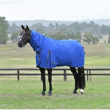 Image of WeatherBeeta ComFiTec Essential 220g Turnout Combo Rug - Cobalt/Black