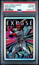 2024 Topps Chrome Expose Masyn Winn /10 #TCE54 PSA 10 Pop 3 Cardinals Rookie