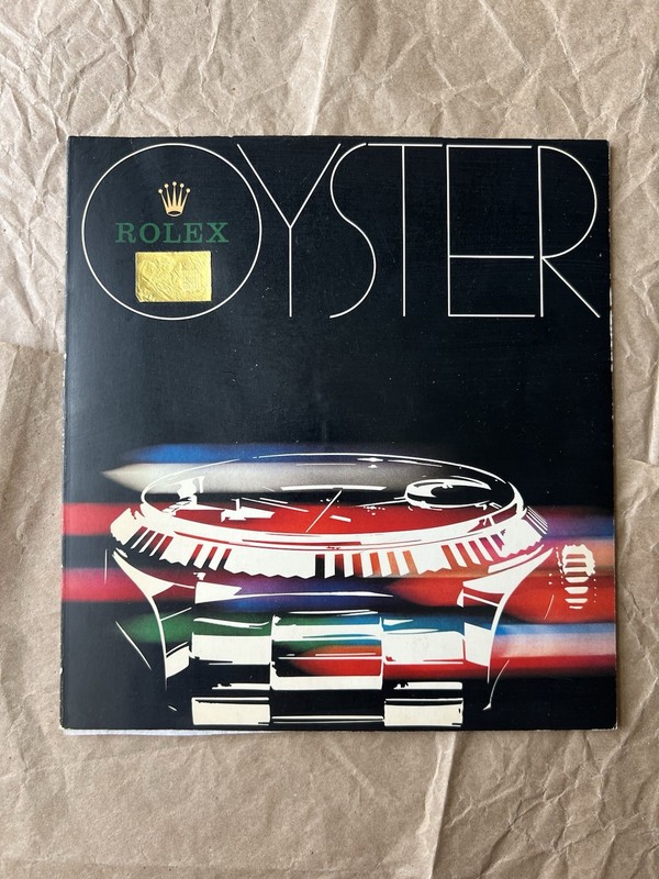 Vintage 1977 Rolex Oyster Booklet with owner’s notes