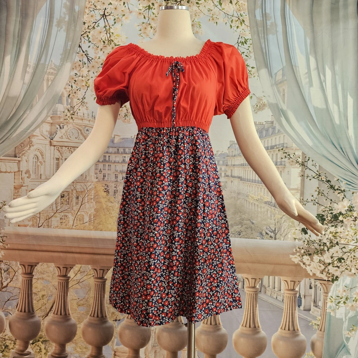 Red 1970s Vintage Dresses for Women for sale - eBay