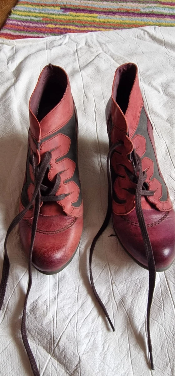 Bottines DKODE En Cuir Bicolore - Taille 36 EU - Doublées Cuir - Occasion Très Bon état
