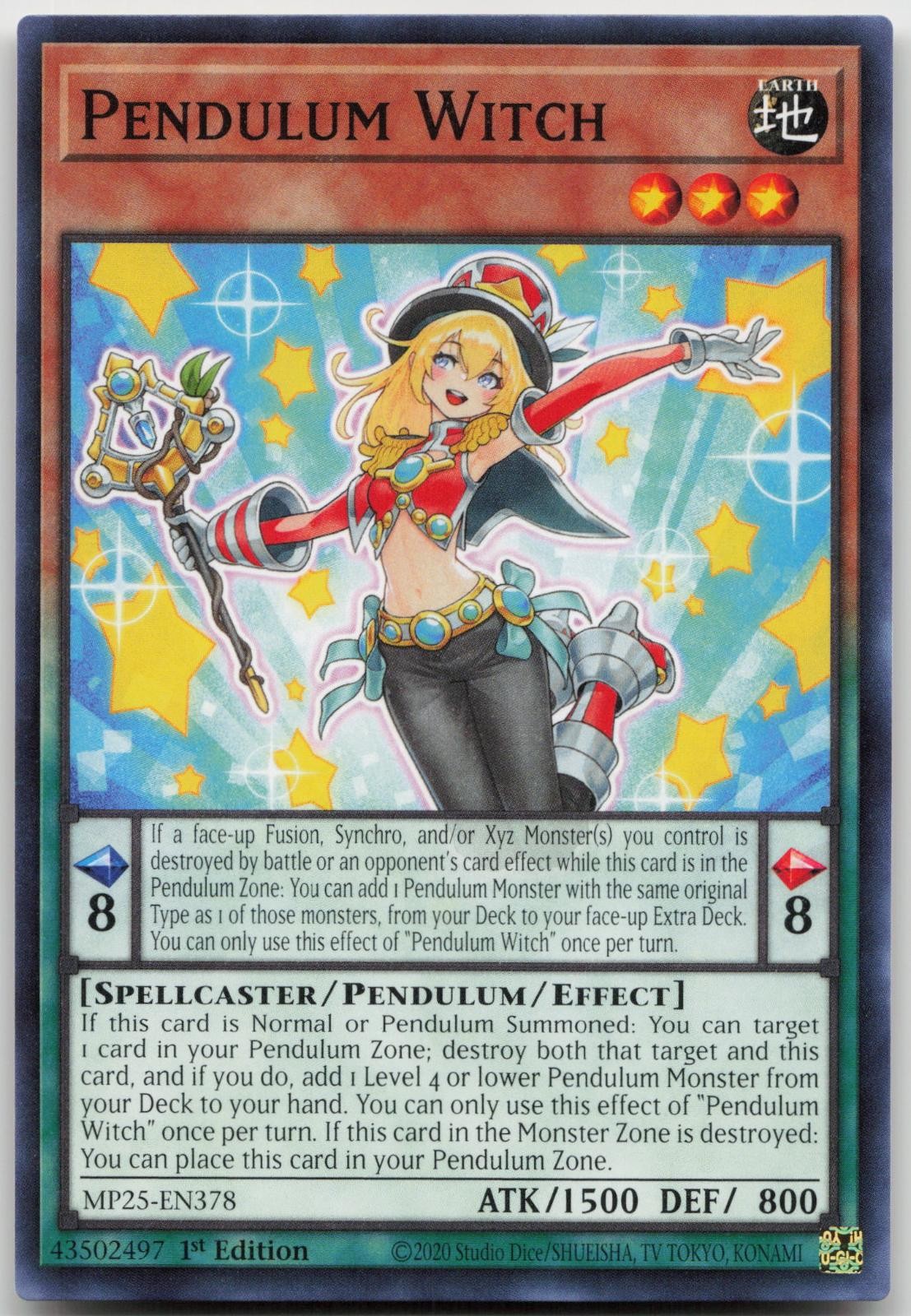 PENDULUM WITCH MP25-EN378 - Common 1st Edition NM -