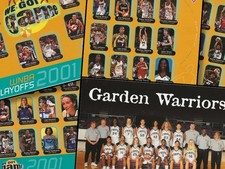 Vintage NY Liberty 2001 Season Gameday Promo Sheets ALL VG - Build Your Own Lot