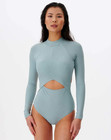 Rip Curl Women's Swimsuit X Large XL Blue Long Sleeve One Piece Premium Surf