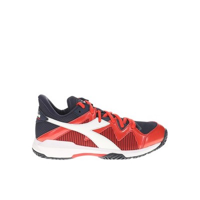 diadora B.Icon 2 Tennis  Youth Boys Blue, Red Sneakers Athletic Shoes 179097-D02