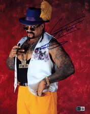 Godfather Signed 11x14 Photo BAS COA WWE Papa Shango Kama Mustafa Picture Auto A