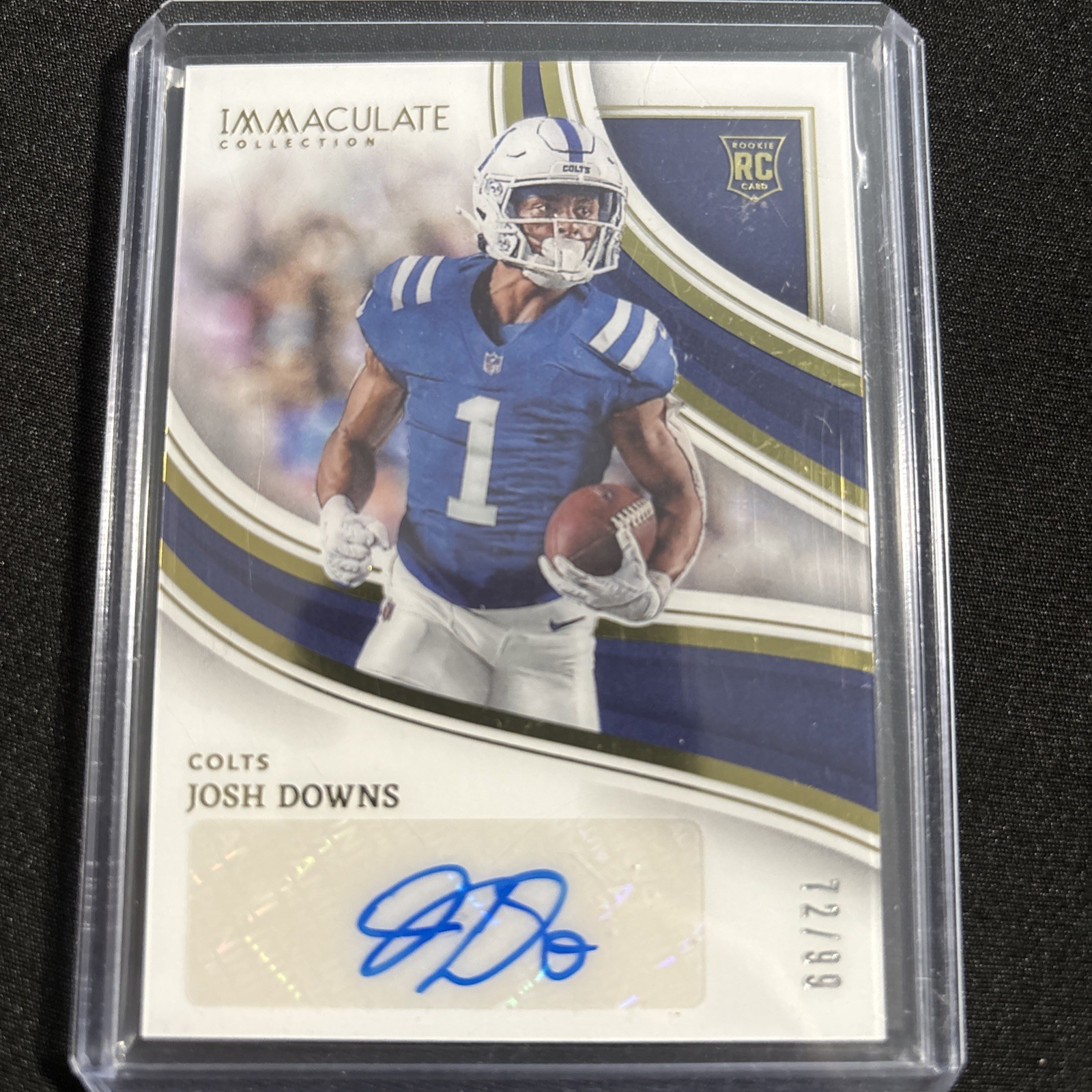 2023 Immaculate Collection Rookie Autographs #3 Josh Downs RC AUTO #/99 COLTS 🔥