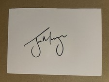 Jak Morgan / Wales And British Lions Rugby Signed Card