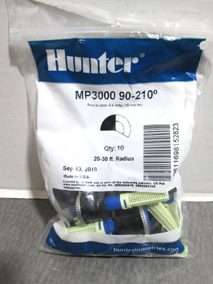 Hunter MP 3000 Rotator 90-210° New 10-Pack Adjustable Rotary Nozzle 22-30ft NEW
