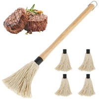 1 Set Bbq Mop 18,3 Bbq Mop BüRste GrillbüRste GrillbüRste Mit Lan2539