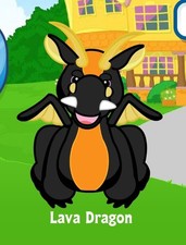 Webkinz Lava Dragon Virtual PET Adoption Code Only Messaged Webkinz