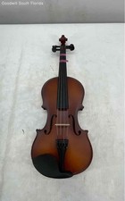Brown 4-String Right-Handed Beginner Chinrest Acoustic Violin In Hard Case