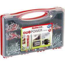 Fischer Red-Box Duopower + Schraube, Sortimentsbox, 280-Teilig Mit Schrauben & D