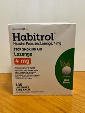 Habitrol Nicotine Lozenges 4 mg Mint Flavor 135 Count Nicotine Lozenge Exp 09/26