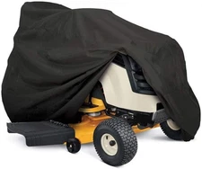Heavy Duty Outdoor Lawn Mower Tractor Cover 55in Long w/Drawstring & Storage Bag