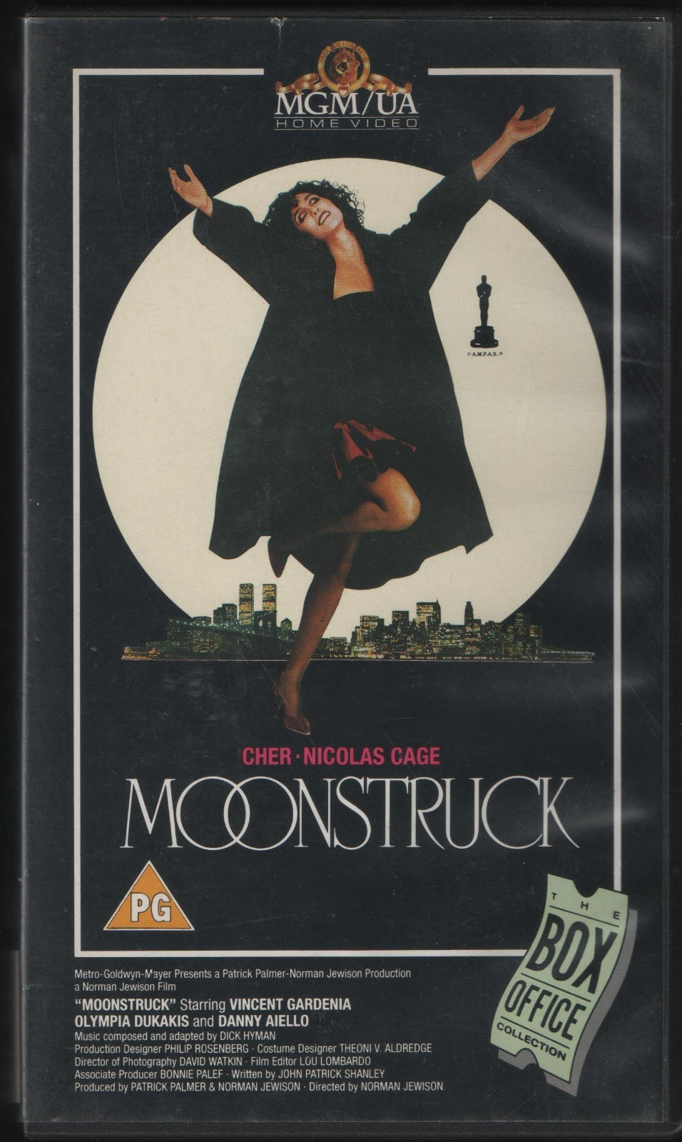 Moonstruck (1987) (VHS 1989) Cher Nicolas Cage