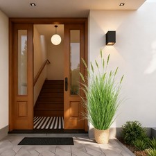 1,5 m Kunstpflanzen, dekoratives Gras im Topf, Kunstrasen für moderne Häuser