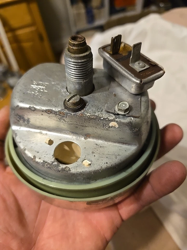 Ford Cortina 1967 cuadro de instrumentos velocímetro calibre 0 millas fabricante de equipos originales vintage Foto 4 de 4