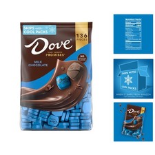 PROMISES Bulk Milk Chocolate - 136 Individually Wrapped Treats, 38.09 oz