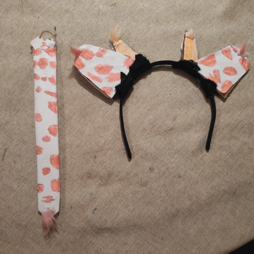 Handcrafted  Cow Ears And Tail