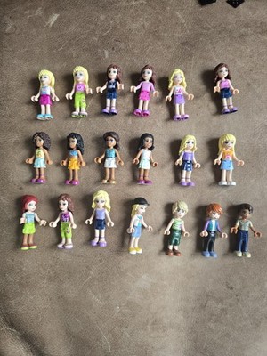 Lot of 25 LEGO Friends Girls Minifigures - GET EXACTLY WHAT YOU SEE!