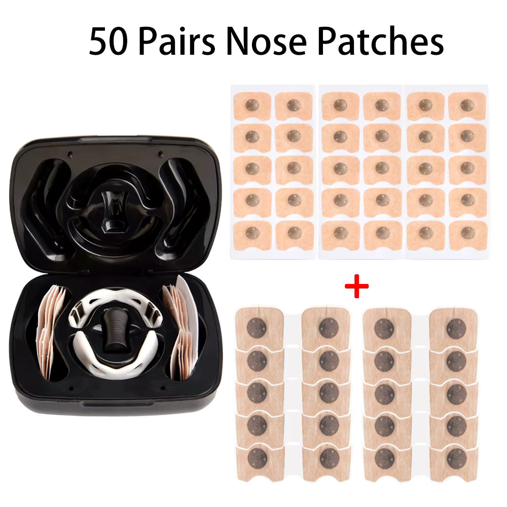 Magnetic Nose Sleep Increase Air Nose Nasal Strips Sport Nose Clip Anti Snoring 