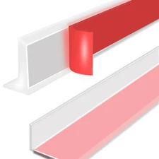 39 Inch Shower Threshold Water Dam Silicone Barrier Shower Door Bottom Seal S...