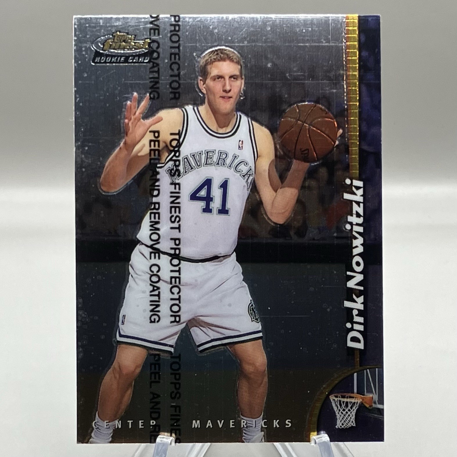 1998-99 Dirk Nowitzki Topps Finest #234 Rookie Card RC 