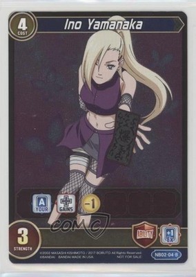 2019 Naruto Boruto Card Game: & Shippuden Set Inoichi Yamanaka Ino #NB02-04-B