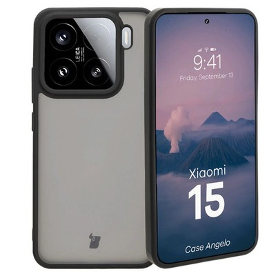 Handyhülle für Xiaomi 15 Bizon Case Cover Schutz Hülle Etui Getönte / Schwarz