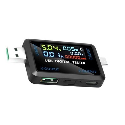 Maintenance USB C Voltmeter Current Meter Multi Function Button Power Monitor