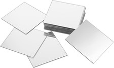 25 Mini Acrylic Square Mirrors - 3x3Inch Adhesive Craft Mirror Tiles for DIY Pro