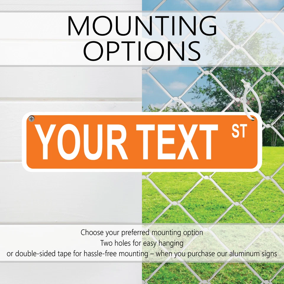 Personalized Street Sign – Custom Road Sign, 4 Sizes, .040 Aluminum, many colors - Image 4 of 4