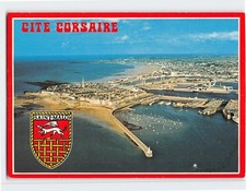 Postcard Aerial View Cité Corsaire Saint-Malo Brittany France