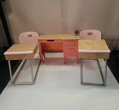 Our Generation Doll Awesome Academy Teacher's Desk NStudents DesK American Girl