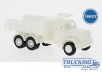 Brekina Bausatz Magirus Jupiter Kipper 1960 Weiß 10225