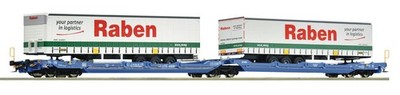 Roco 6600117 Doppeltragwagen T3000e VTG + Raben VI 1:87(H0) NEU/OVP